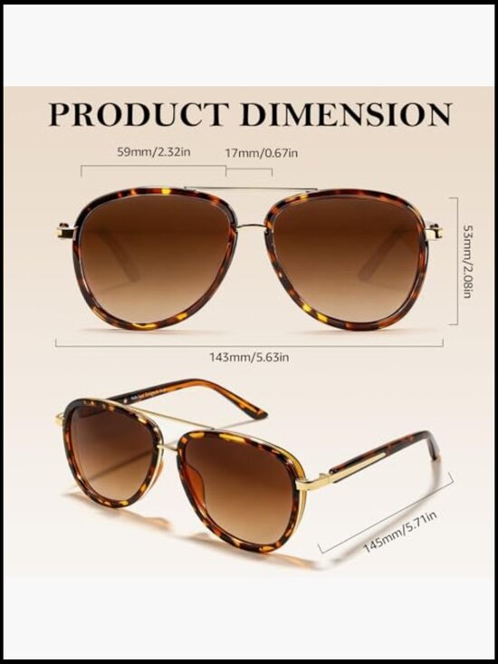 TR90 Frame Polarized Aviator Sunglasses Tangle-Free Driving Shades main image 6